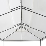 vidaXL Belvédère 600x298x270 cm Blanc 180 g/m²