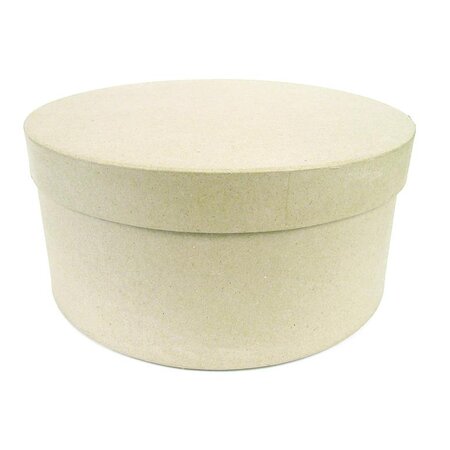 Lot 3 boîtes à chapeaux Rondes 31x16/33x16cm à décorer DÉCOPATCH