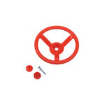 AXI Volant rouge pour cabanes de jeu