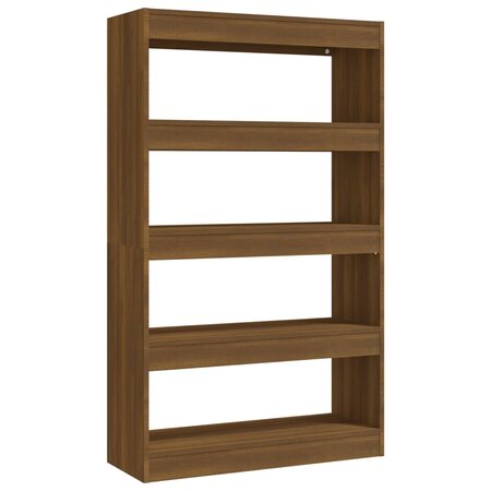 vidaXL Bibliothèque/Séparateur de pièce Chêne marron 80x30x135 cm
