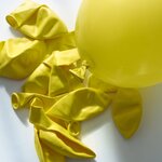 Ballons de baudruche gonflables Jaune 10 pièces