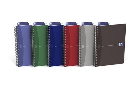 Cahier à spirale 'office' A5 Quadrillé 5x5 100 pages 90g Couv Carton Aléatoire OXFORD
