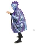 cape costume de dragon irisee