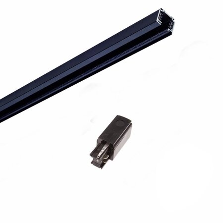 Rail triphasé pour spot led 1 5m noir - noir - silamp