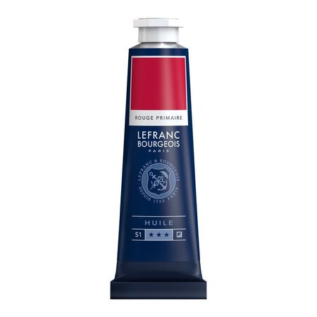 Peinture à l'huile en tube rouge primaire 40ml - lefranc & bourgeois