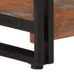 vidaXL Bibliothèque 3 niveaux 77x30x80 cm bois récupération massif/fer