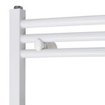 Sèche-Serviettes Chauffage Central Incurvé 480x480mm + Connecteurs