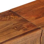 vidaXL Meuble TV 140x30x46 cm Bois massif de manguier