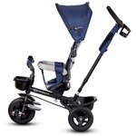 KINDERKRAFT Tricycle AVEO Bleu - 3 roues - Evolutif - Pliable