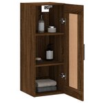 vidaXL Armoire murale chêne marron 34 5x34x90 cm bois d'ingénierie