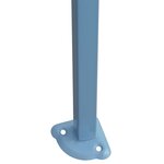 vidaXL Tente pliable de réception avec 4 parois 3 x 4 5 m Blanc