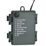 vidaXL Guirlande de Noël avec lumières LED Vert 5 2 m PVC