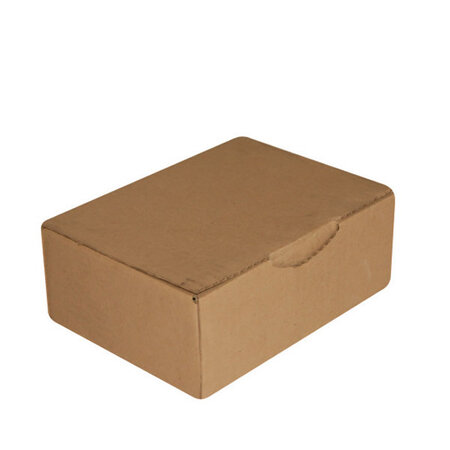 Lot de 10 boîtes postales d’expédition carton 240x170x50 . Coloris marron