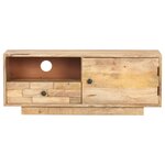 vidaXL Meuble TV 90x30x35 cm Bois massif de manguier