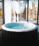 Spa gonflable 4 places rond - Ospazia - Diamètre : 185 cm - Filtre et bâche inclus