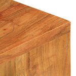 vidaXL Tables d'appoint 2 Pièces Bois d'acacia solide