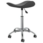 vidaXL Chaises pivotantes à manger lot de 6 gris similicuir