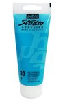 Peinture studio acrylique tube bleu turquoise 100 ml pébéo