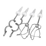 Batteur à main - 500 watt - blanc/argent bosch