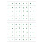 Pochette de 1 600 gommettes adhésives repositionnables lettres
