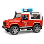 Bruder véhicule de pompiers land rover defender 1:16