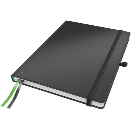 Leitz carnet a4 complete réglure noir