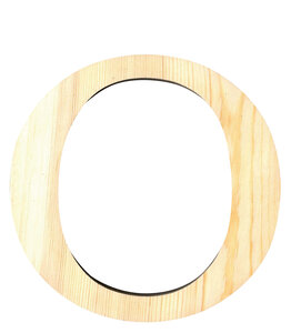 Alphabet en bois 11 5cm Lettre O