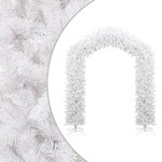 vidaXL Arche d'arbre de Noël Blanc 270 cm