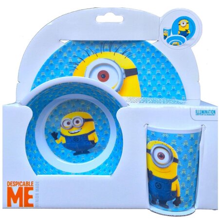 Set 3 pièces en mélamine moi moche et méchant