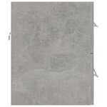 vidaXL Armoire d'évier Gris béton 60x38 5x48 cm Aggloméré
