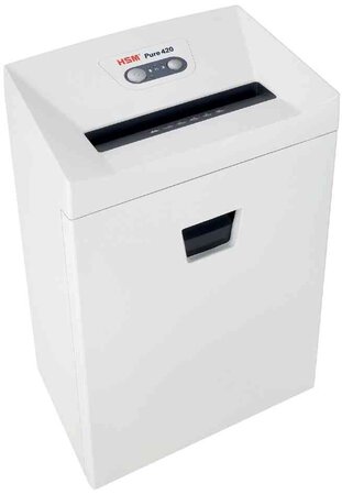 Destructeur PURE 420 Particule 4,5x30 mm 13/15 Feuilles 35 Litres HSM