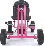 Voiture à Pédales Rose Lightning