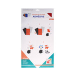 Feutrine adhésive 25 x 45 cm assort. 10 coupons