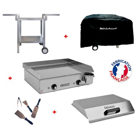 Pack plancha électrique neo e530 + chariot + accessoires -