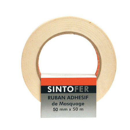 Rouleau de ruban adhésif de protection de carrosserie 50mmx50m sinto