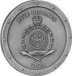 Pièce de monnaie en Argent 5 Dollars g 62.2 (2 oz) Millésime 2023 Steampunk Animals METAL BEE