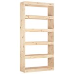 vidaXL Bibliothèque/Séparateur de pièce 80x30x167 4 cm Bois de pin