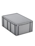 (BAC GERBABLE A/COUVERCLE 75L) Bac gerbable norme Europe avec couvercle intégré L