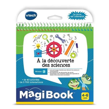 Vtech - livre interactif magibook - a la découverte des sciences