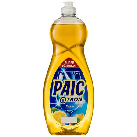 Liquide vaisselle main concentré citron - Flacon 750 ml (bouteille 750 millilitres)