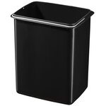 Hailo poubelle à pédale oko uno plus taille m 17 l acier inox 0619-200