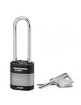 THIRARD - Cadenas à clé Fédéral Lock Protector  extérieur  acier  anse haute  double verrouillage  44mm  2 clés