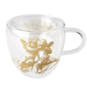 Tasse à thé double paroi - anges