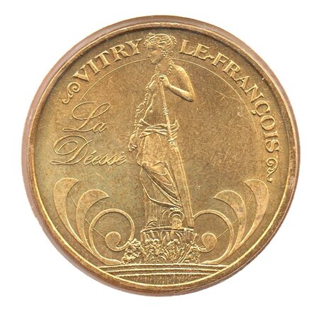 Mini médaille Monnaie de Paris 2008 - La Déesse de Vitry-le-François