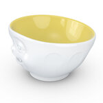 Bol clin d'oeil intérieur jaune tassen en porcelaine 500 ml