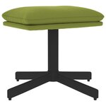 vidaXL Repose-pied Vert clair 60x60x36 cm Velours