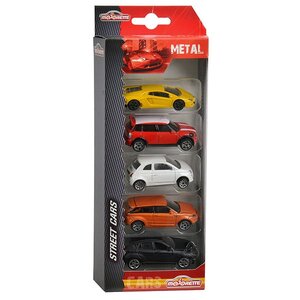 Majorette street cars metal 5 voitures 036301