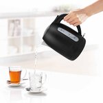 Princess Bouilloire Black Steel 1 7 L 2200 W Noir