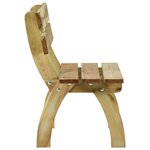 vidaXL Banc de jardin 110 cm Bois de pin imprégné
