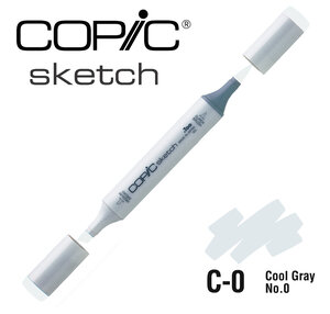 Marqueur à l'alcool Copic Sketch C0 Cool Gray No.0